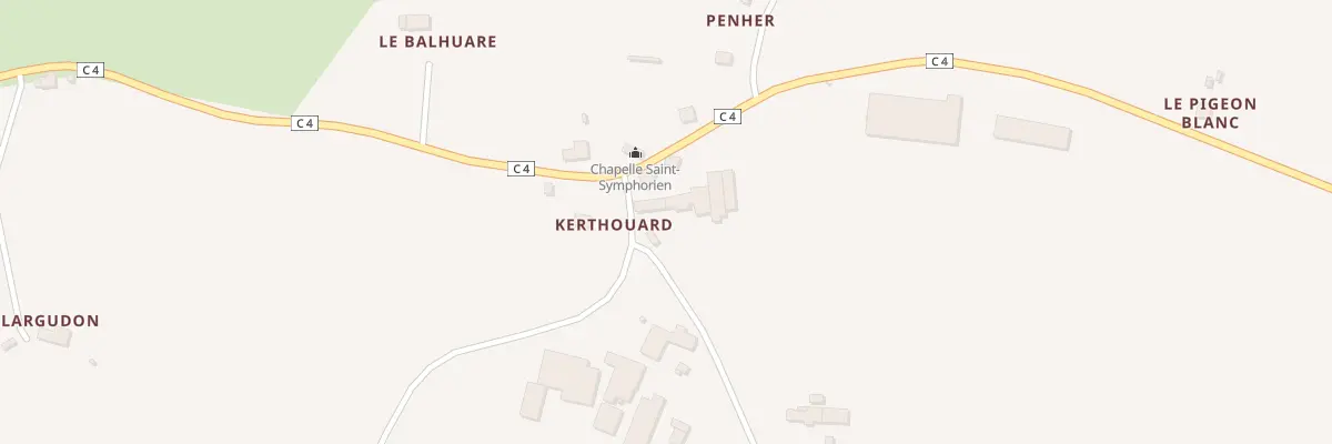 Plan du 5036D Kertouard à Marzan