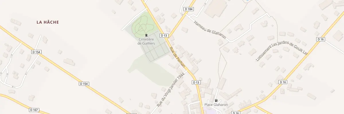 Plan du 15 Rue de Perhan à Guilliers