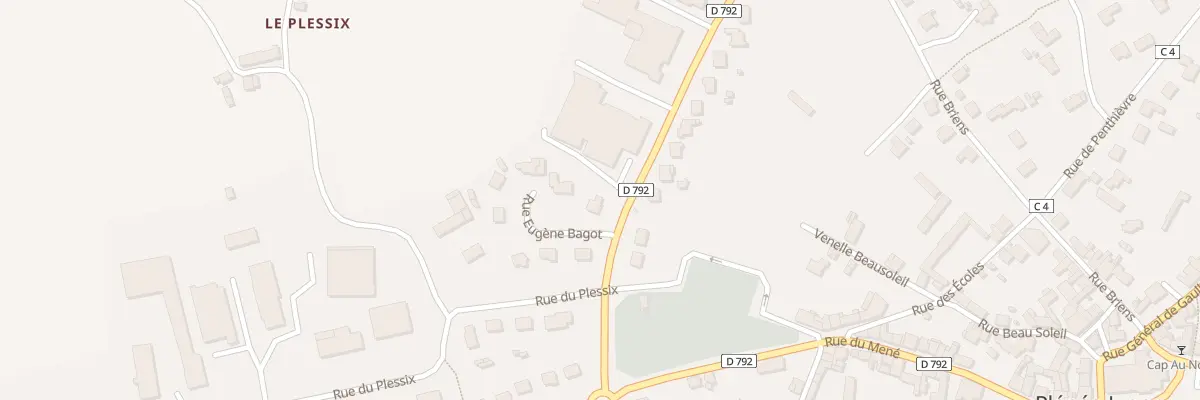 Plan du 8 Rue Jules Ferry à Plénée-Jugon
