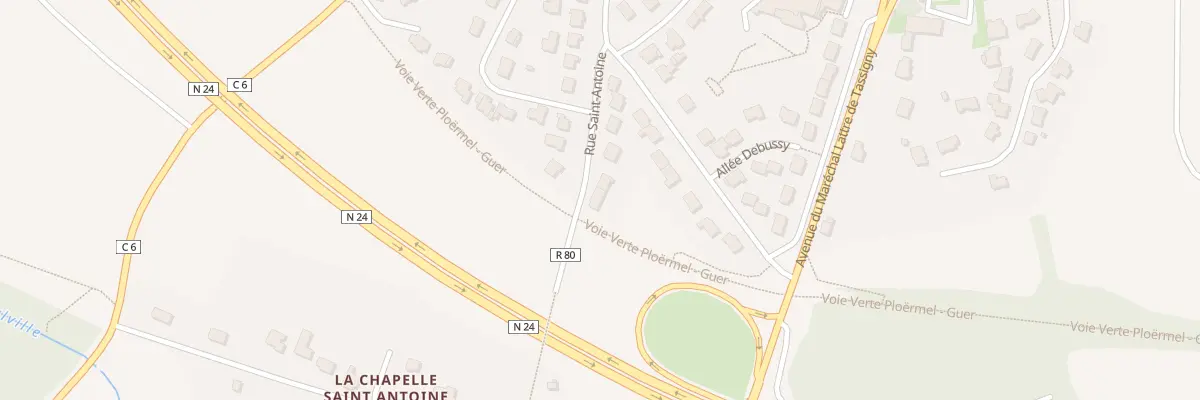 Plan du 17 Rue Saint Antoine à Ploërmel
