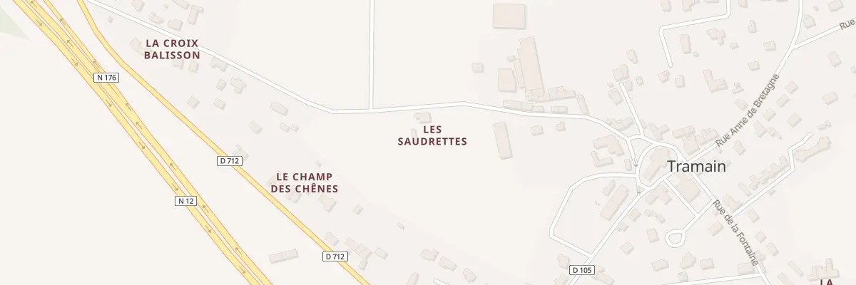 Plan du 7 Le Bas Bourg à Tramain