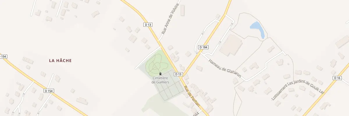 Plan du 32 Rue de Perhan à Guilliers