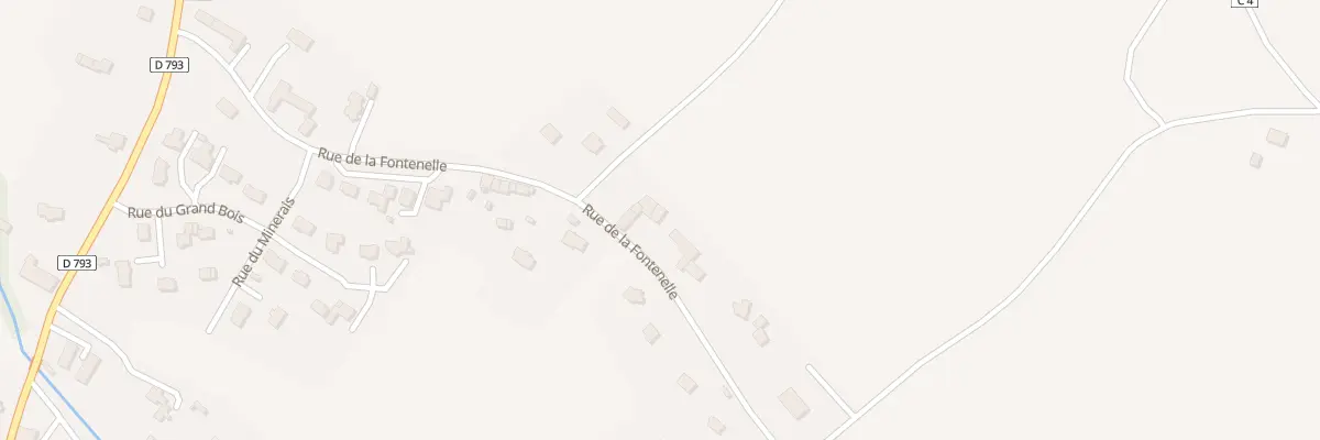 Plan du 43 Rue de la Fontenelle à Merdrignac