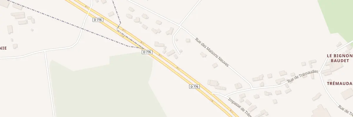 Plan du 4 Imp des Maisons Neuves à Plestan