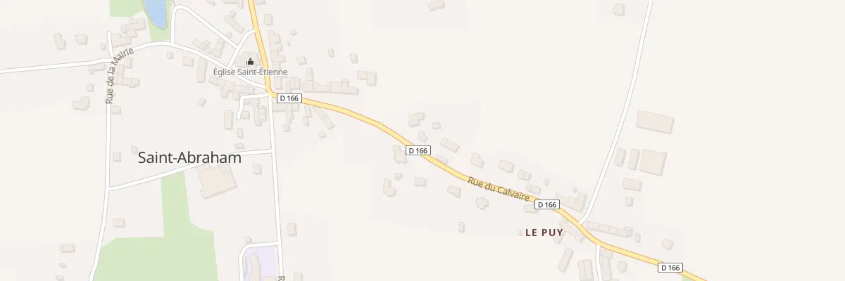 Plan du 15 Le Puy à Saint-Abraham