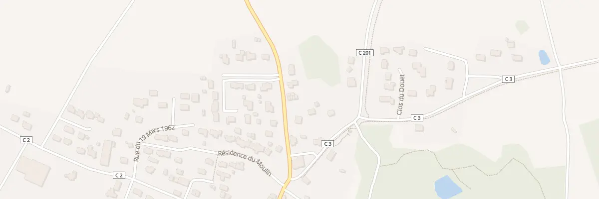 Plan du 12 Rue de la Mairie au Guerno