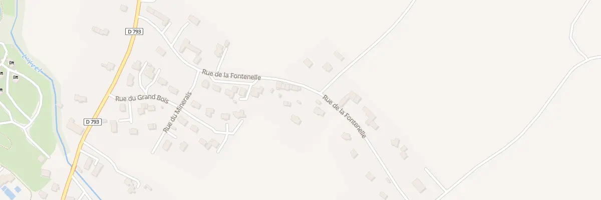 Plan du 12 Rue de la Fontenelle à Merdrignac