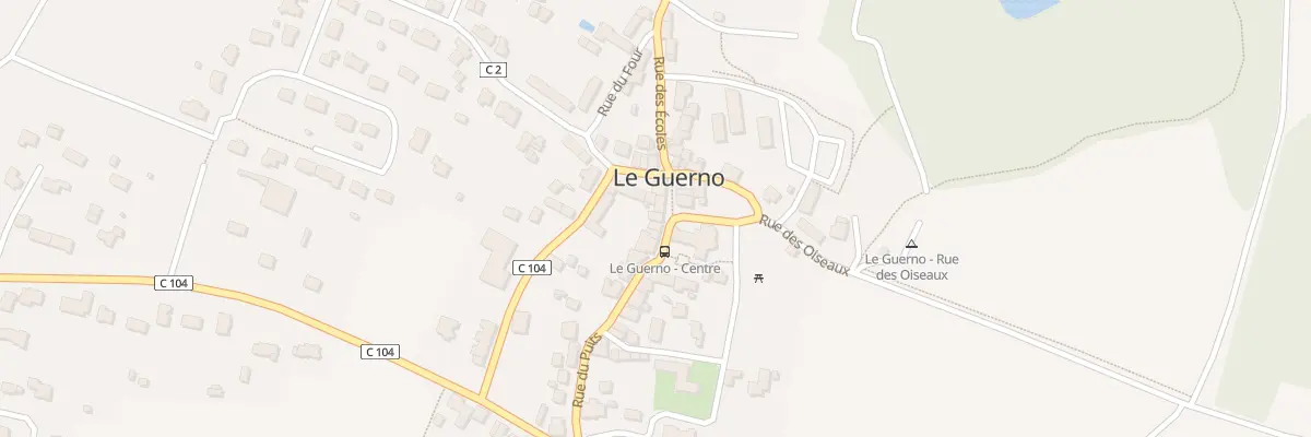 Plan du 8 Rue des Hospitaliers au Guerno