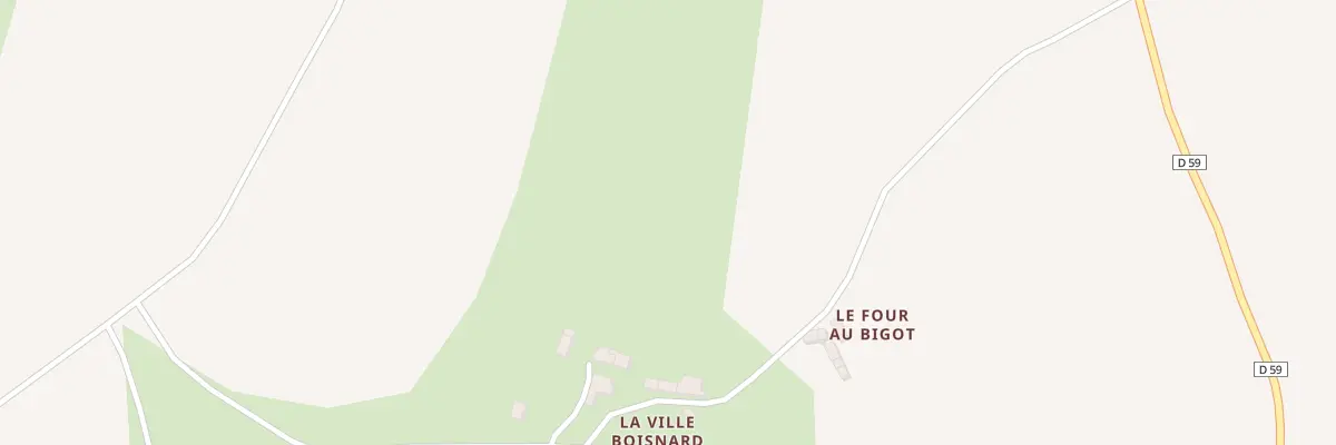 Plan du 6059 La Ville Bouesnard à Plénée-Jugon