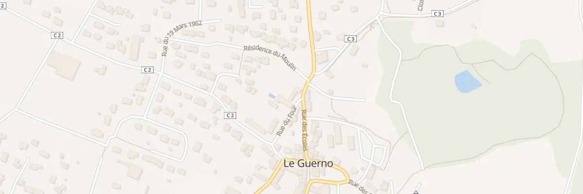 Plan du 4 Rue du Four au Guerno