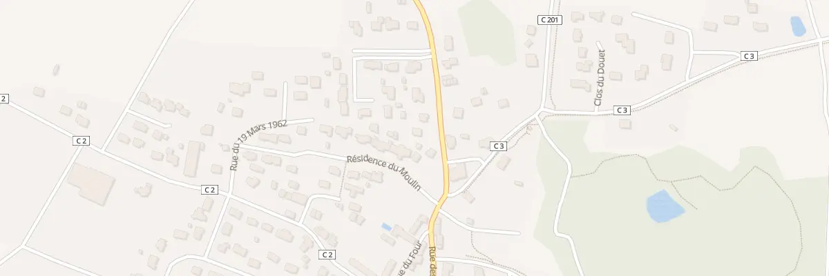 Plan du 3 Rue de la Mairie au Guerno