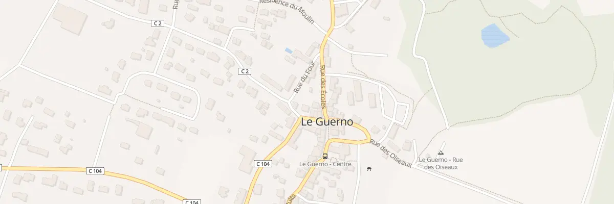 Plan du 8 Rue du Presbytère au Guerno