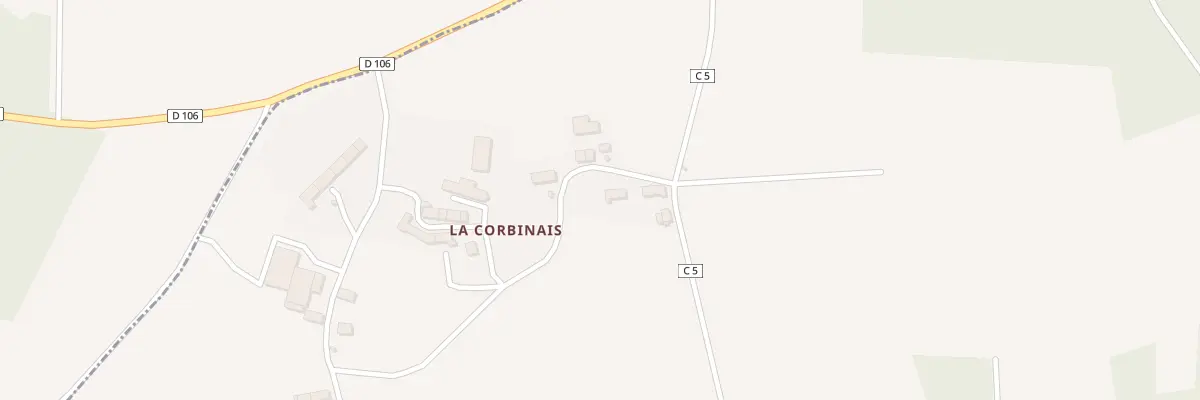 Plan du 5161 La Corbinais à Brignac