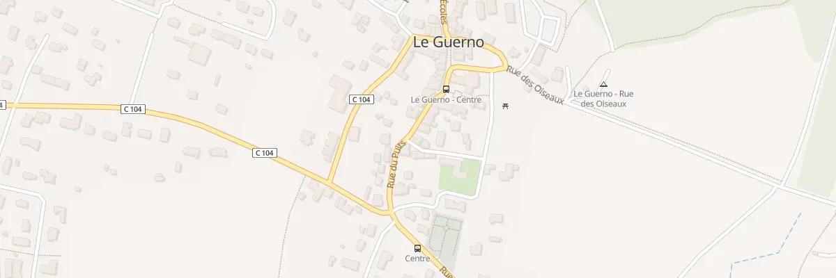 Plan du 7 Rue du Puits au Guerno