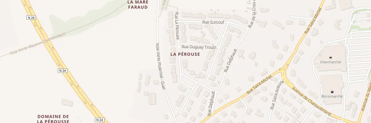 Plan du 11 Rue de la Perouse à Ploërmel