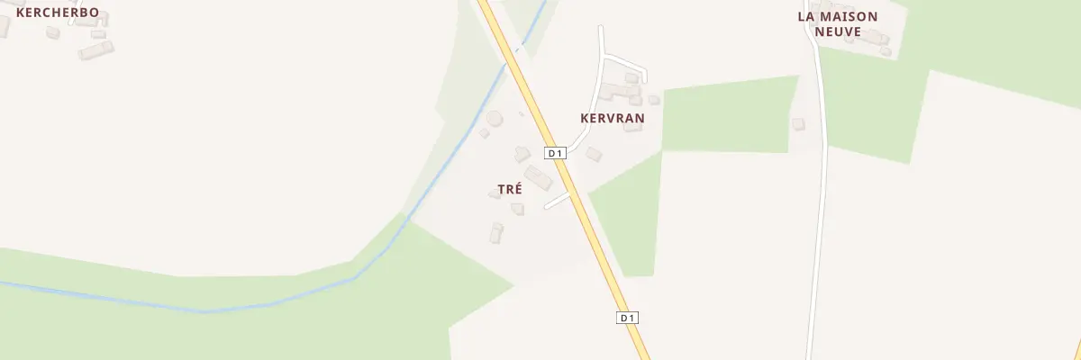 Plan du 7900 Tré à Questembert