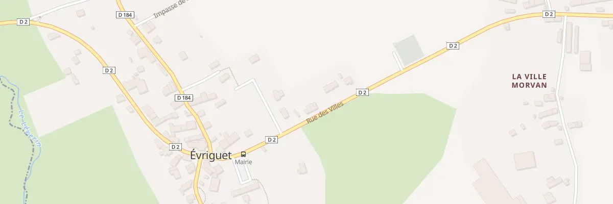 Plan du 9 Rue des Villes à Évriguet