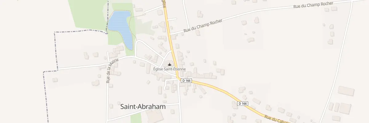 Plan du 8 Rue de l’Église à Saint-Abraham