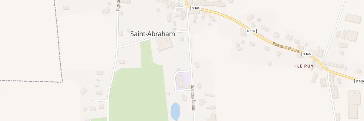 Plan du 8 Rue des Ecoles à Saint-Abraham
