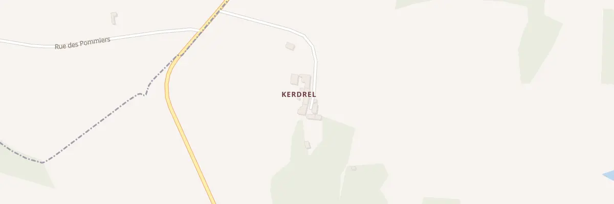 Plan du 5037 Kerdrel au Guerno