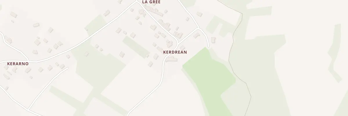 Plan du 2 La Grée à Camoël