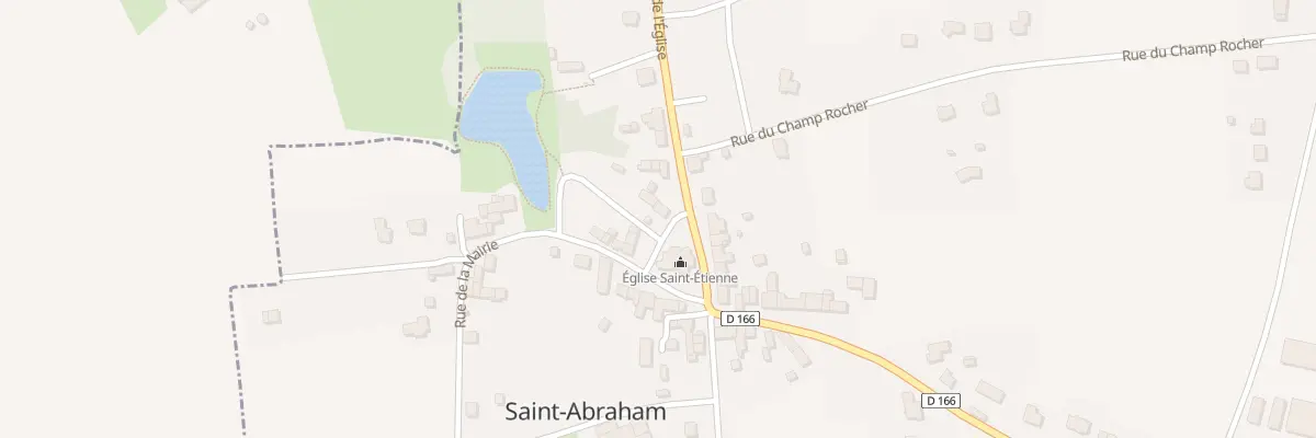 Plan du 7 Rue Saint Etienne à Saint-Abraham