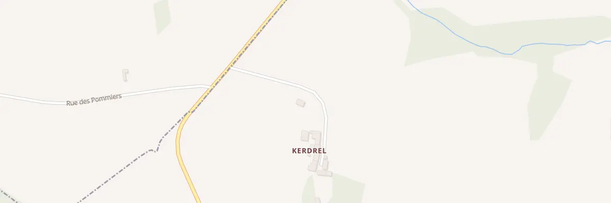 Plan du 5206 Kerdrel au Guerno
