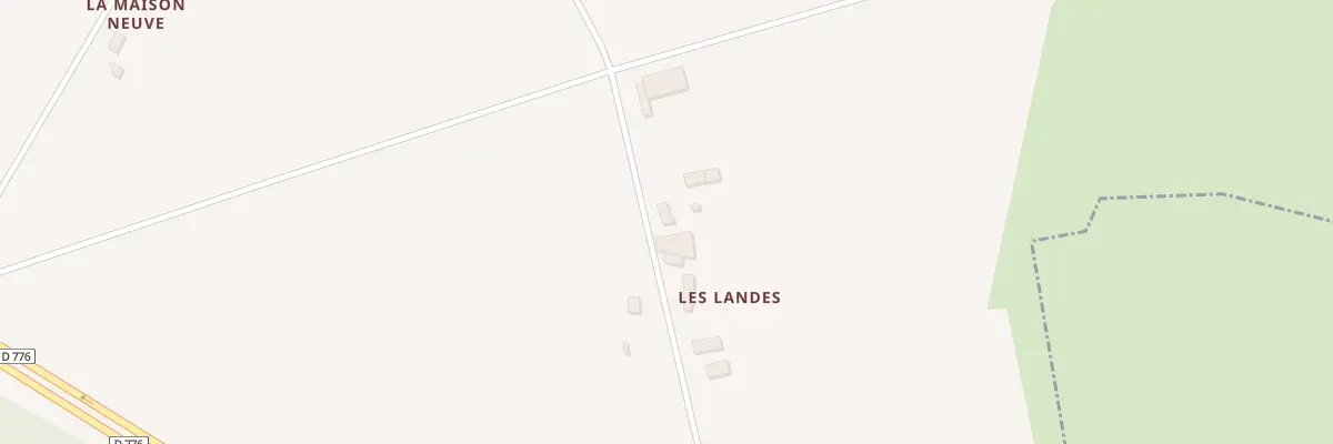 Plan du 5033 Les Landes à Saint-Rieul