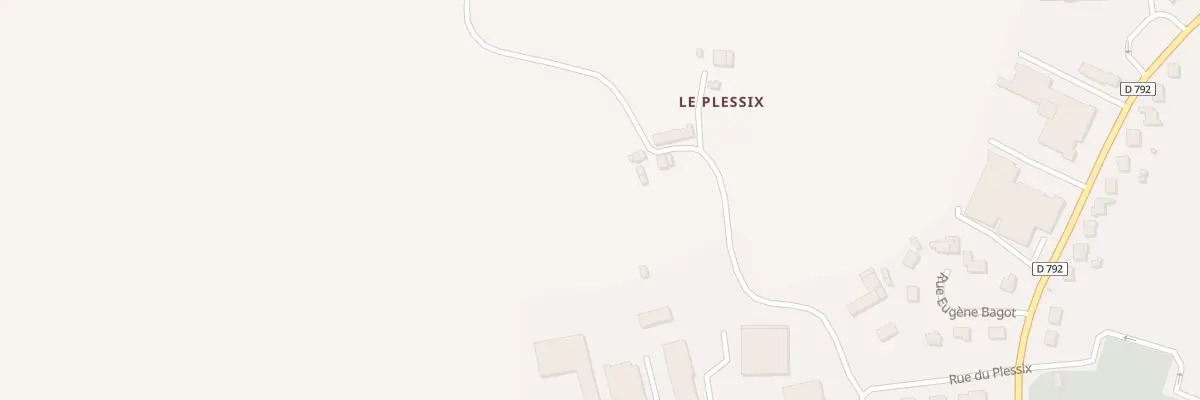 Plan du 5765A Le Plessix à Plénée-Jugon