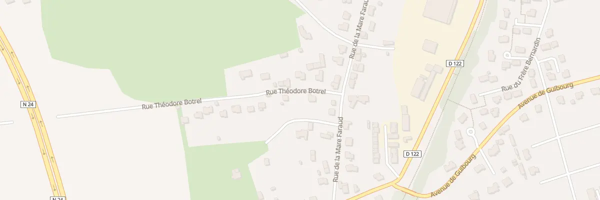 Plan du 1A Imp Theodore Botrel à Ploërmel