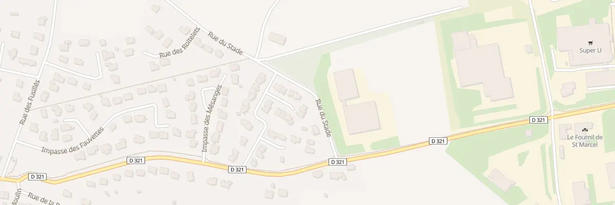 Plan du 30 Rue du Bini à Saint-Marcel