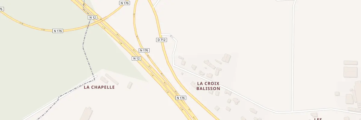 Plan du 14 La Croix Balisson à Tramain