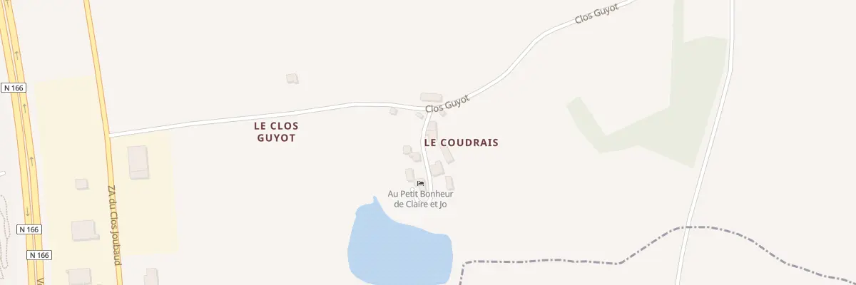 Plan du 5 Le Coudray à Val d’Oust