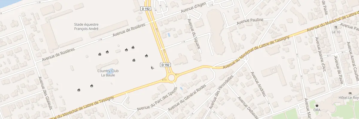 Plan du 115 Av Mal de Lattre de Tassigny à La Baule-Escoublac