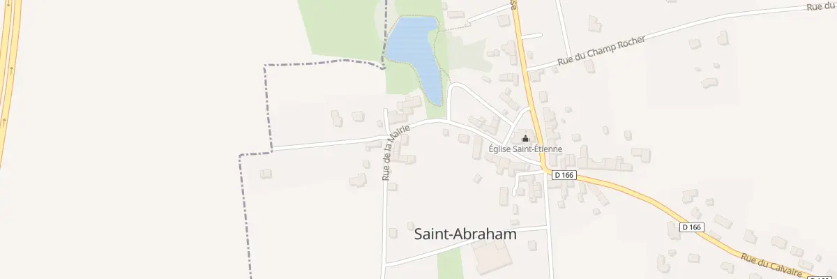 Plan du 17 Rue de la Mairie à Saint-Abraham