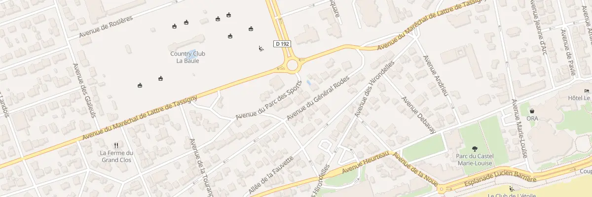 Plan du 37 Av General Rodes à La Baule-Escoublac