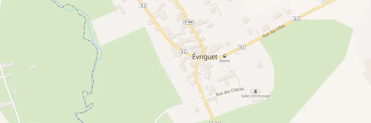 Plan du 4 Rue de Pontuan à Évriguet