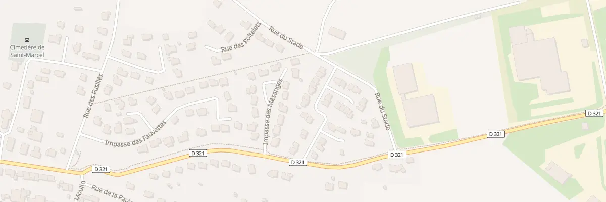 Plan du 13 Rue du Bini à Saint-Marcel