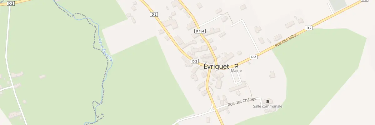 Plan du 5 Rue du Léverin à Évriguet