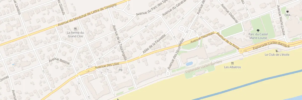 Plan du 153 Av des Lilas à La Baule-Escoublac