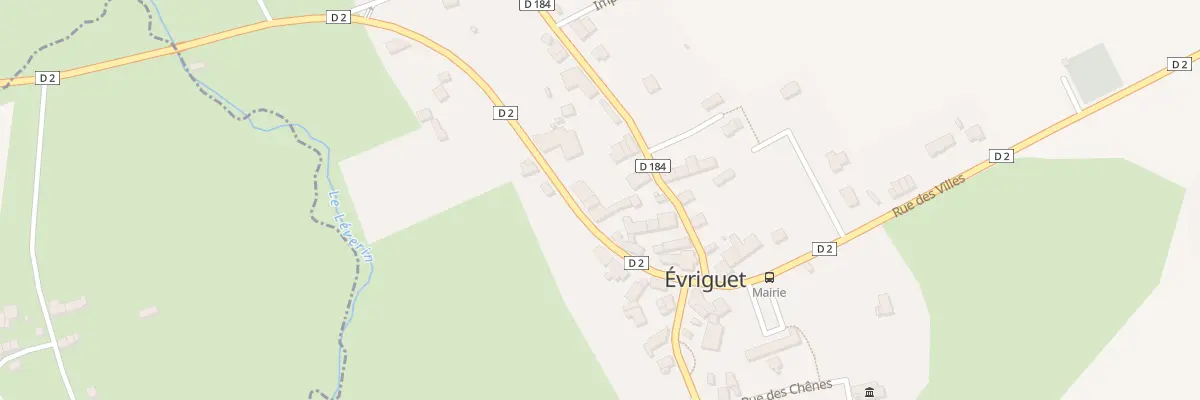 Plan du 10 Rue du Léverin à Évriguet