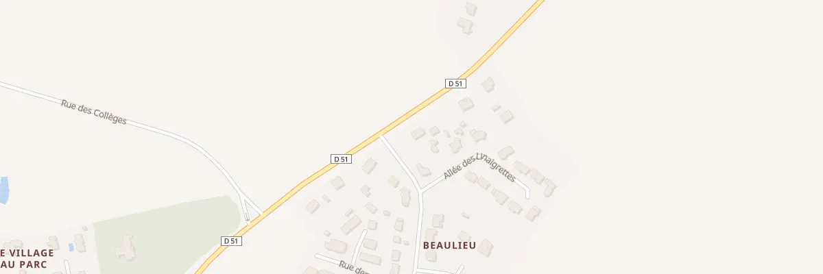 Plan du 1 Rue du Hameau de Beaulieu à Guérande