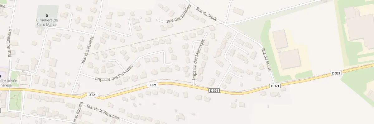 Plan du 5 Imp des Mesanges à Saint-Marcel