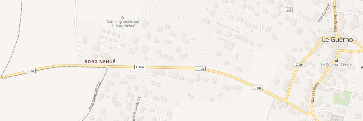 Plan du 6B Rue du Borg-nehue au Guerno