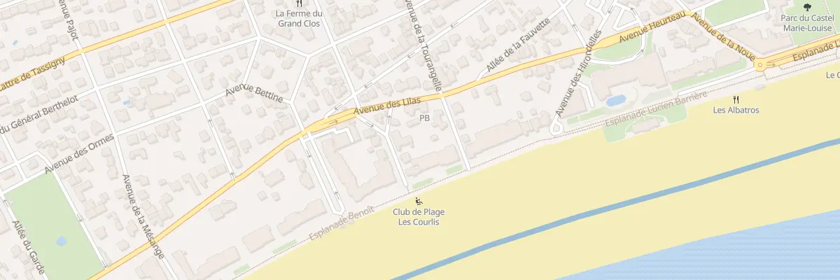 Plan du 102 Av des Lilas à La Baule-Escoublac