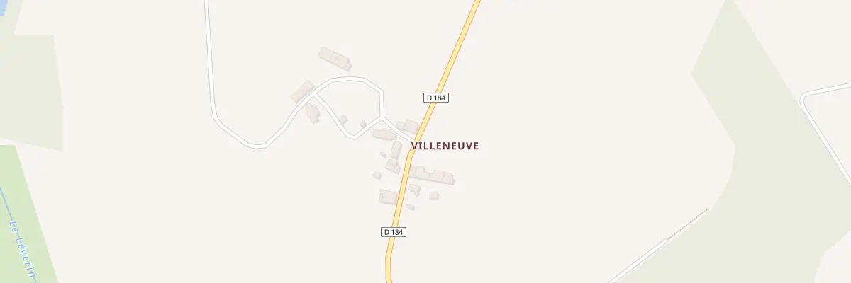 Plan du 3 Villeneuve à Évriguet