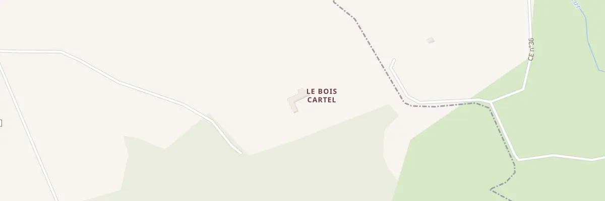 Plan du 5172 Le Bois Cartel à Quintenic