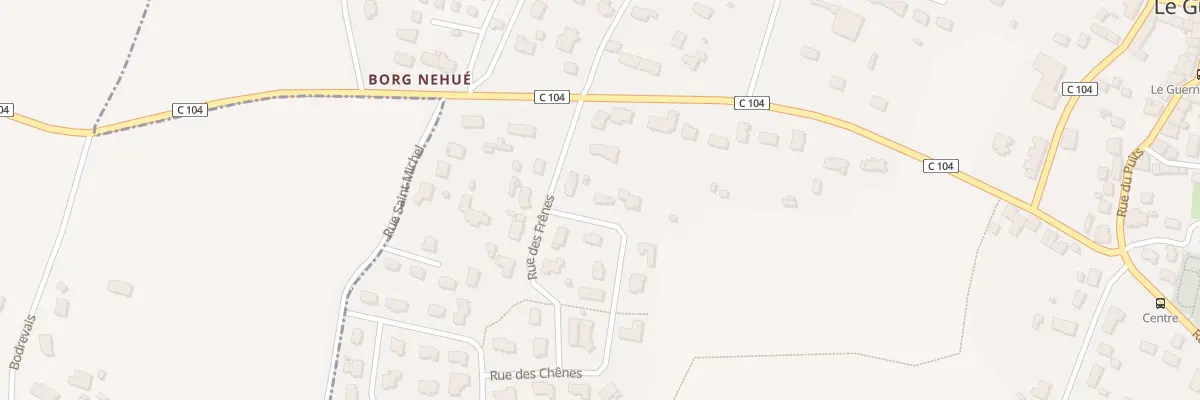 Plan du 1 Rue Chenes au Guerno
