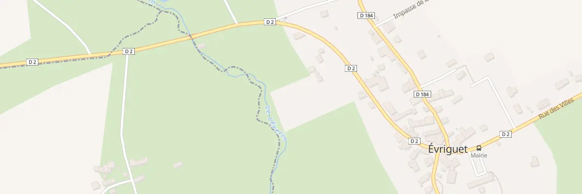 Plan du 15 Rue du Léverin à Évriguet
