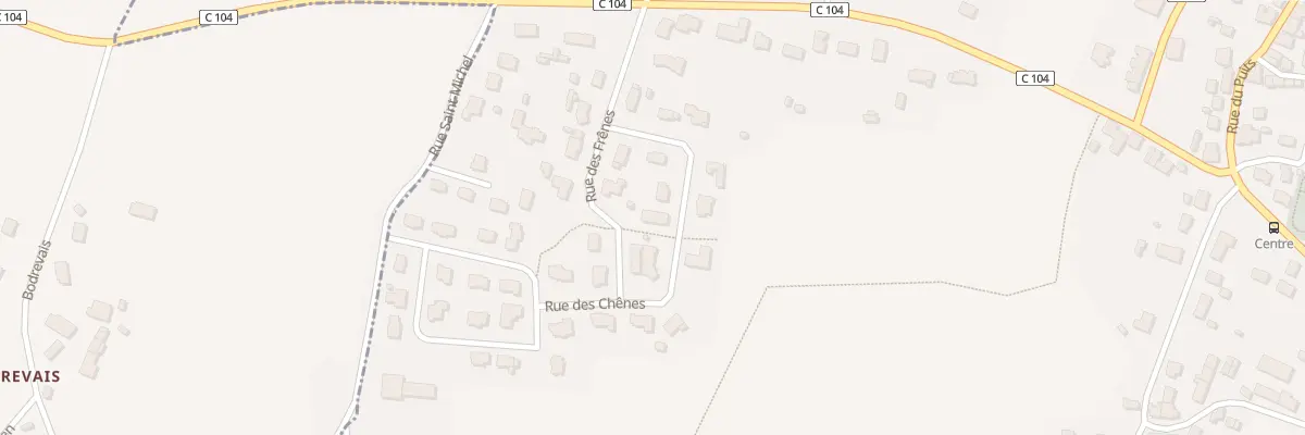 Plan du 8 Rue Chenes au Guerno